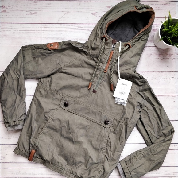 Naketano half zip anorak jacket NWT Naketano half zip anorak jacket NWT